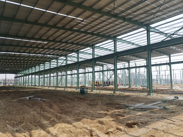 山東乾鋼金屬科技有限公司二期鋼結構工程