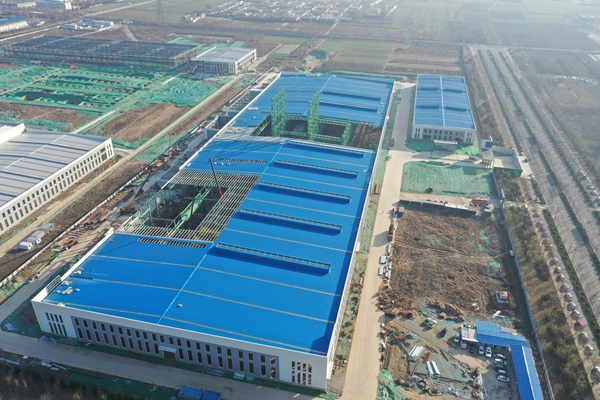 山東乾鋼金屬科技有限公司二期鋼結構工程