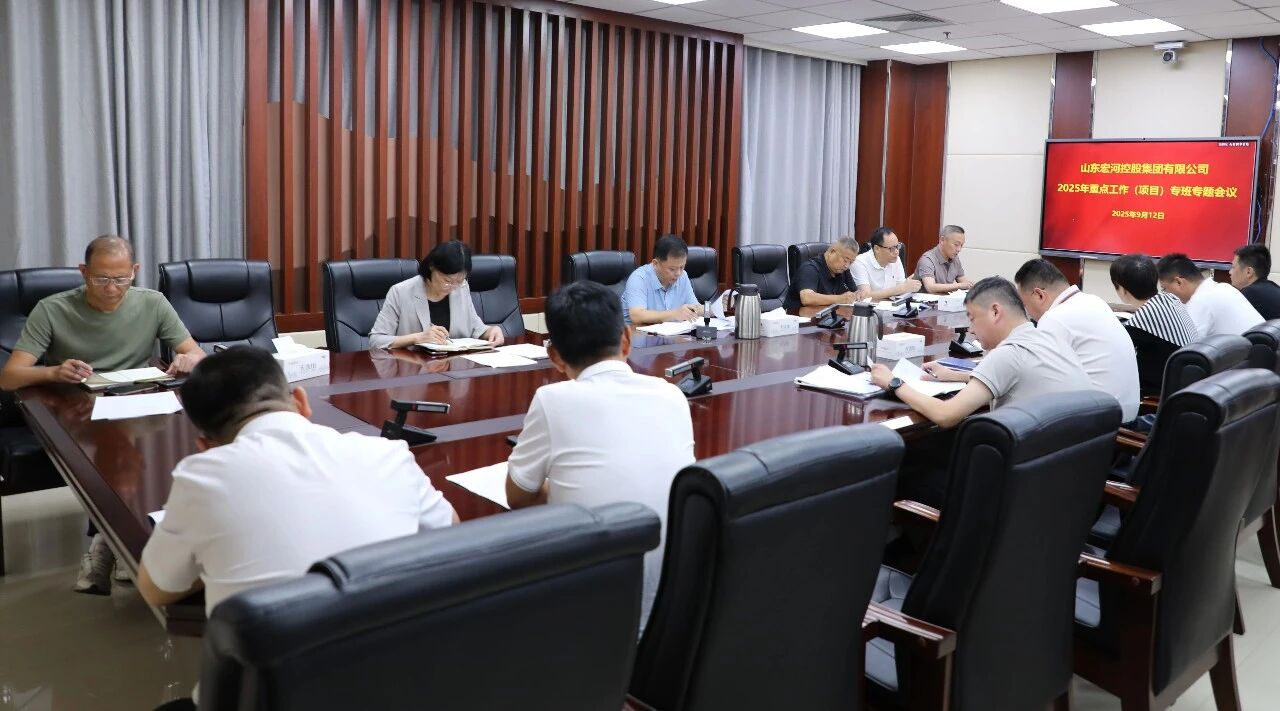 凝心聚力抓落實(shí) 精準(zhǔn)發(fā)力促發(fā)展——宏河集團(tuán)召開(kāi)重點(diǎn)工作（項(xiàng)目）推進(jìn)會(huì)議